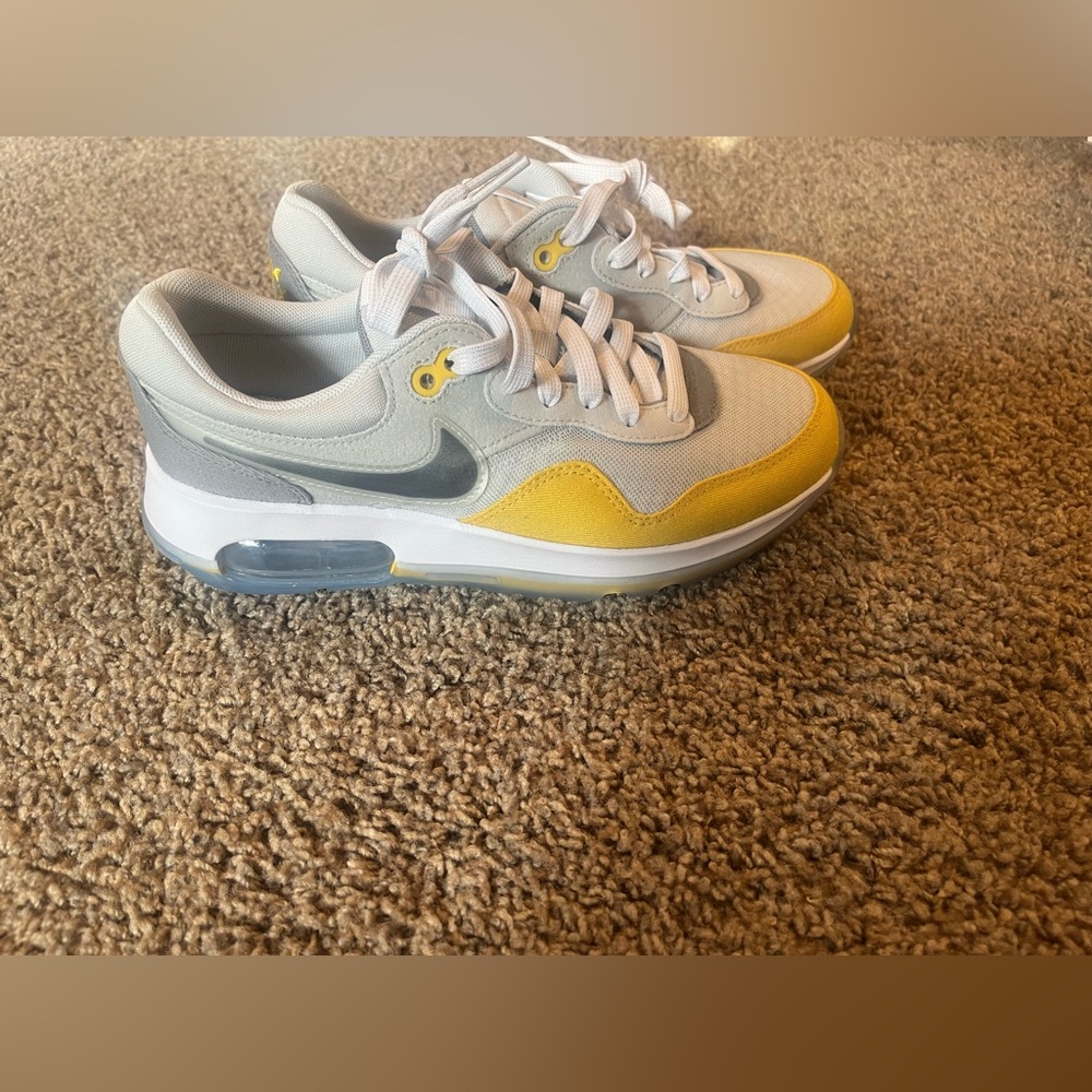 NEW Size 5Y - Nike Air Max Motif Photon Dust Yellow